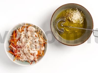 Salotos su kalakutienos filė ir makadamijos riešutais Žingsnis 2