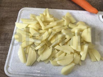 Kubano borsčas su slyvomis Žingsnis 4