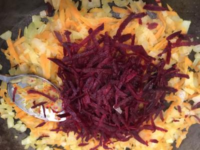 Kubano borsčas su slyvomis Žingsnis 8