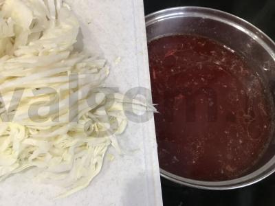 Kubano borsčas su slyvomis Žingsnis 12