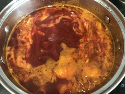 Kubano borsčas su slyvomis Žingsnis 14