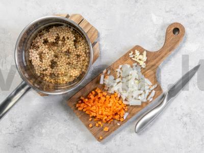 Veganiški lęšių kotletai Žingsnis 1