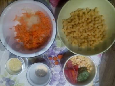 Veganiški makaronai Žingsnis 1