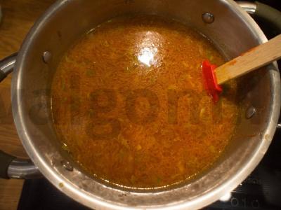 Tirštas jautienos sriuba su daržovėmis Žingsnis 12