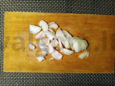 Grietinėlės ir sojų sultinys su grybais Žingsnis 1