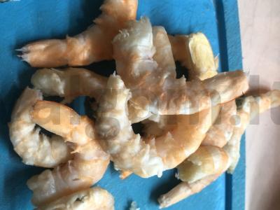 Nudegiai su krevetėmis ir grybais Žingsnis 1