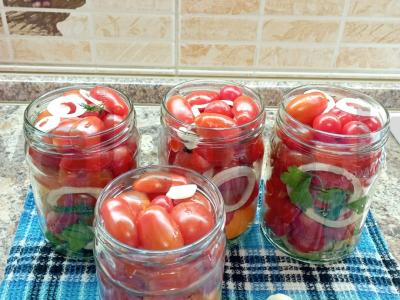 Pomidorai želė Žingsnis 2