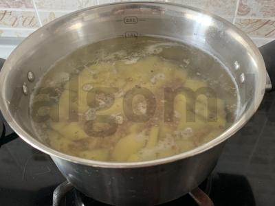 Grybų sriuba su grikių kruopomis ir daržovėmis Žingsnis 4