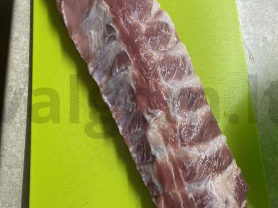 Kiaulienos šonkauliukai su karčiu padažu orkaitėje Žingsnis 1