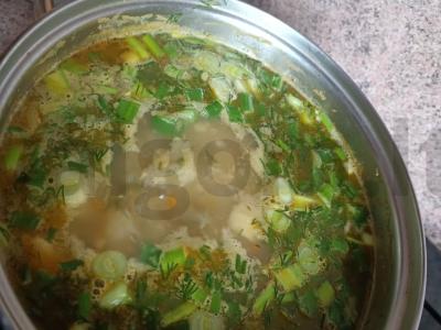 Mėsos raugintas sriuba pagrindine nuotrauka