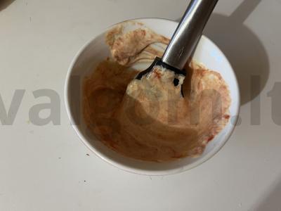 Rudai mėsos pica su sūrio plutele Žingsnis 2