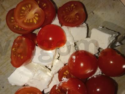 Sūrio salotas Žingsnis 1