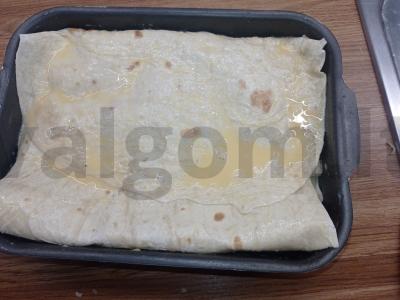 Tortas iš lavašo su varške Žingsnis 4