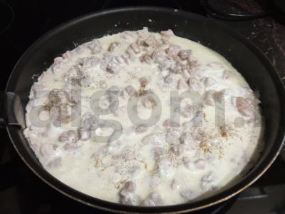 Vištiena grietinėlėje su pomidorais Žingsnis 3