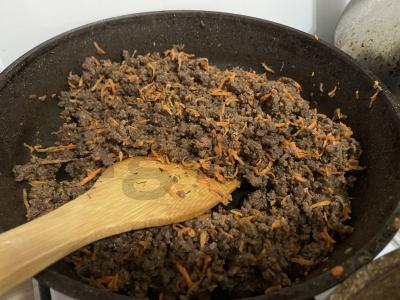 Mėsos lasagna iš šoninės bešbarma Žingsnis 1