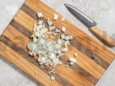 Makaronai su daržovių padažu Žingsnis 1