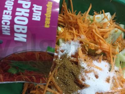 Korejietiški agurkai žiemai Žingsnis 7