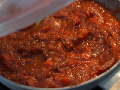 Ašakšuka su saldžiuoju pipiru Žingsnis 5