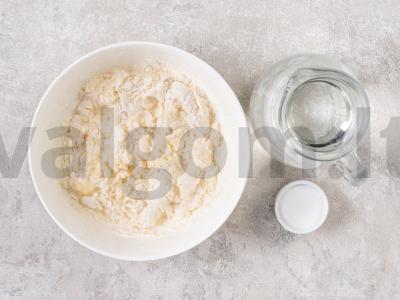 Kinkali tešla Žingsnis 1