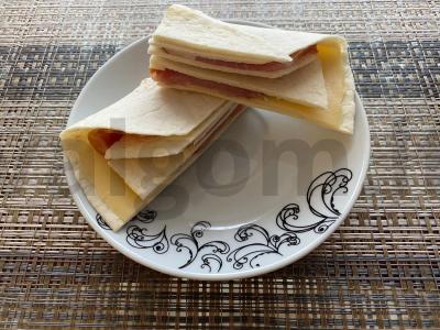 Dešrainių-sūrio blynai Žingsnis 6