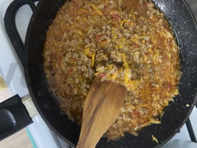 Mėsos padažas su jautiena ir daržovėmis Žingsnis 4