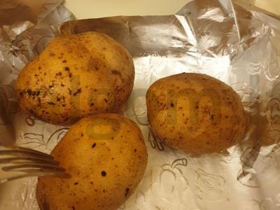 Keptas bulvės su bekonu Žingsnis 1