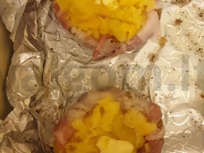 Keptas bulvės su bekonu Žingsnis 5