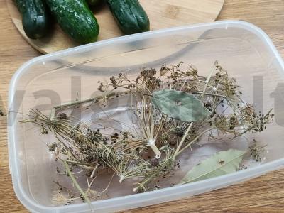 Traškūs sūdyti agurkai Žingsnis 2