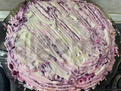 Salotas „Po kailiu“ su silke Žingsnis 8