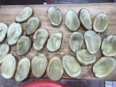 Bulvytė po sūrio kepure su slapta įdaru Žingsnis 1