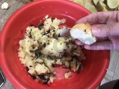 Bulvytė po sūrio kepure su slapta įdaru Žingsnis 3