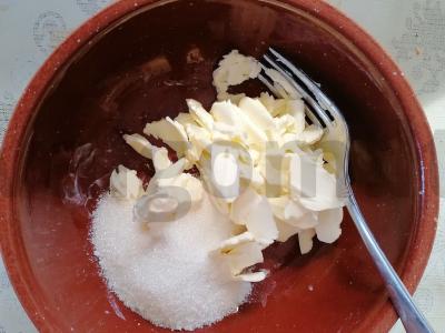 Avižiniai sausainiai su grietine ir medumi Žingsnis 1