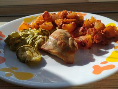 Graikiška moliūgų patiekalas pagrindine nuotrauka