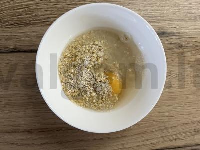 Avižų blynas su daržovėmis ir varškės sūriu Žingsnis 2