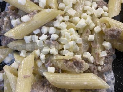 Penne makaronai su jautiena ir aštriu pipiru grietinėlės padaže Žingsnis 4