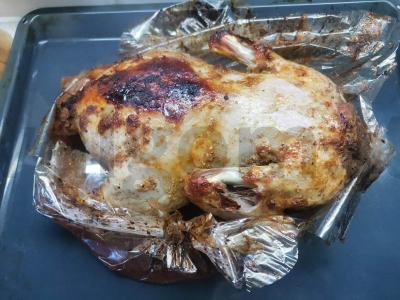 Antis orkaitėje su džiovintais abrikosais ir čili kečupu Žingsnis 9