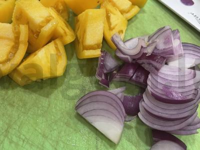 Greitas vasaros salotas Žingsnis 2