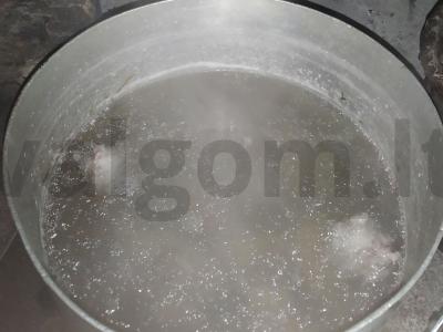 Žirnių sriuba, pagaminta rusiškoje krosnyje Žingsnis 2