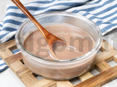 Pieninis kisielius su kakava Žingsnis 1