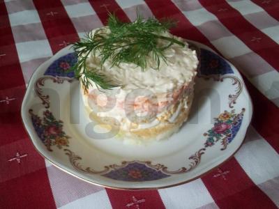 Lengvas salotas su morkomis, kiaušiniu ir sūriu pagrindine nuotrauka