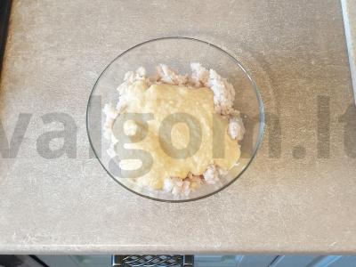 Kotletai su menkėmis ir lydytu sūriu Žingsnis 5