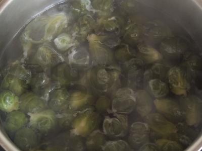 Lašišos steikas su Briuselio kopūstais Žingsnis 3