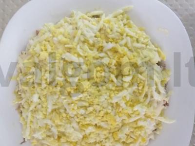 Silkė po šubomis „Šventinė“ Žingsnis 4