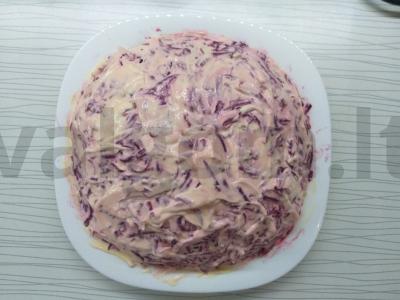 Silkė po šubomis „Šventinė“ Žingsnis 6