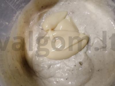 Bananų-varškės kremas Žingsnis 3