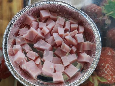 Žiulienas „Saulė“ su kumpiu ir alyvuogėmis Žingsnis 1