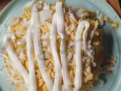 Silkė po šubomis „Naujųjų metų“ Žingsnis 3