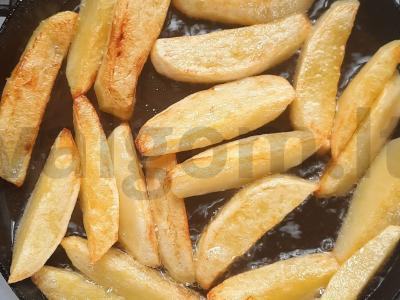 Traškūs bulvių fri su druska Žingsnis 2