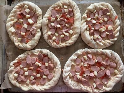 Namų mini-picos su kraštais visai šeimai Žingsnis 8