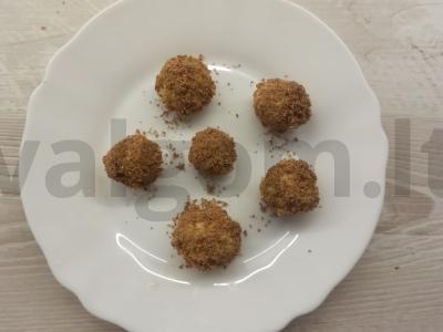 Riešutų saldainiai pieniniame šokolade Žingsnis 6